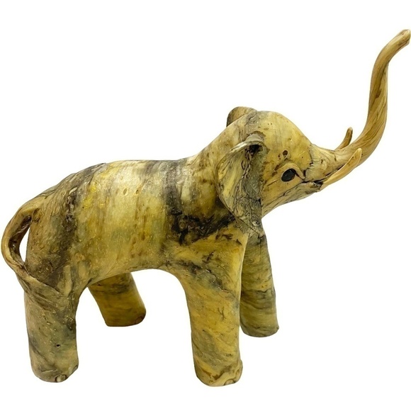 Vintage Philippines Elephant Figurines made of Crushed Oyster Shells🤍 - Picture 2 of 9